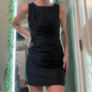 Kate Spade Black Floral Mini dress size 4